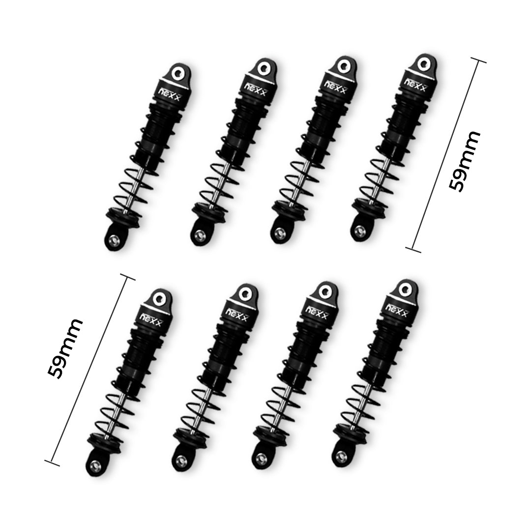 Nexx Racing 59mm Long Oil shocks (8pcs) for Terranaut 8x8