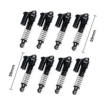 Nexx Racing 59mm Long Reservoir shocks (8pcs) for Terranaut 8x8