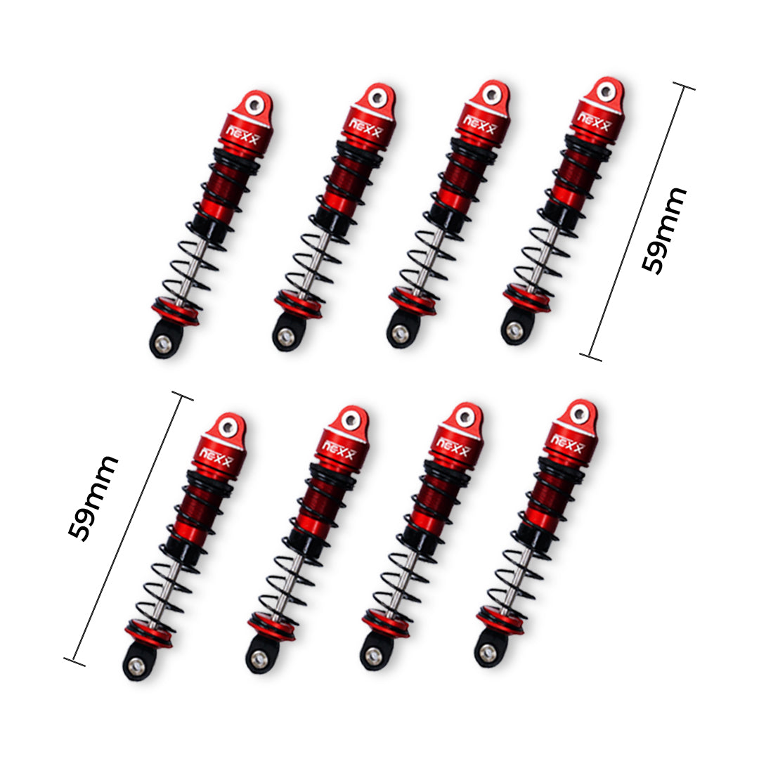 Nexx Racing 59mm Long Oil shocks (8pcs) for Terranaut 8x8