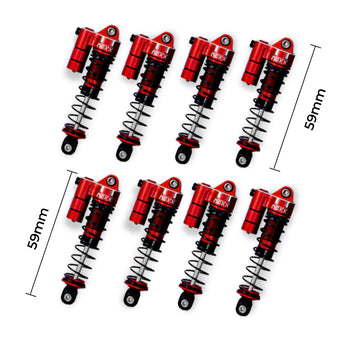 Nexx Racing 59mm Long Reservoir shocks (8pcs) for Terranaut 8x8