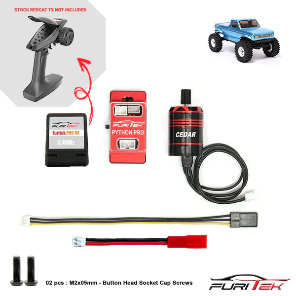 FURITEK TORPEDO BRUSHLESS POWER SYSTEM WITH RECEIVER FOR REDCAT ASCENT-18 - HeliDirect