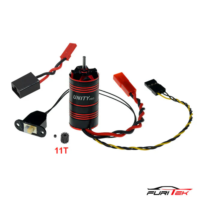 Furitek CRAWLCORE Waterproof Combo – UNITY PRO (2-in-1 ESC & Motor) & MICRO STELLAR 4M Transmission – for TRX4M