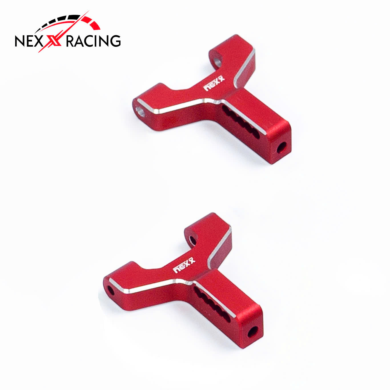 NX-446 Nexx Racing MST RMX 2.5 Aluminum Front Lower Arm Set (2pcs) - RED