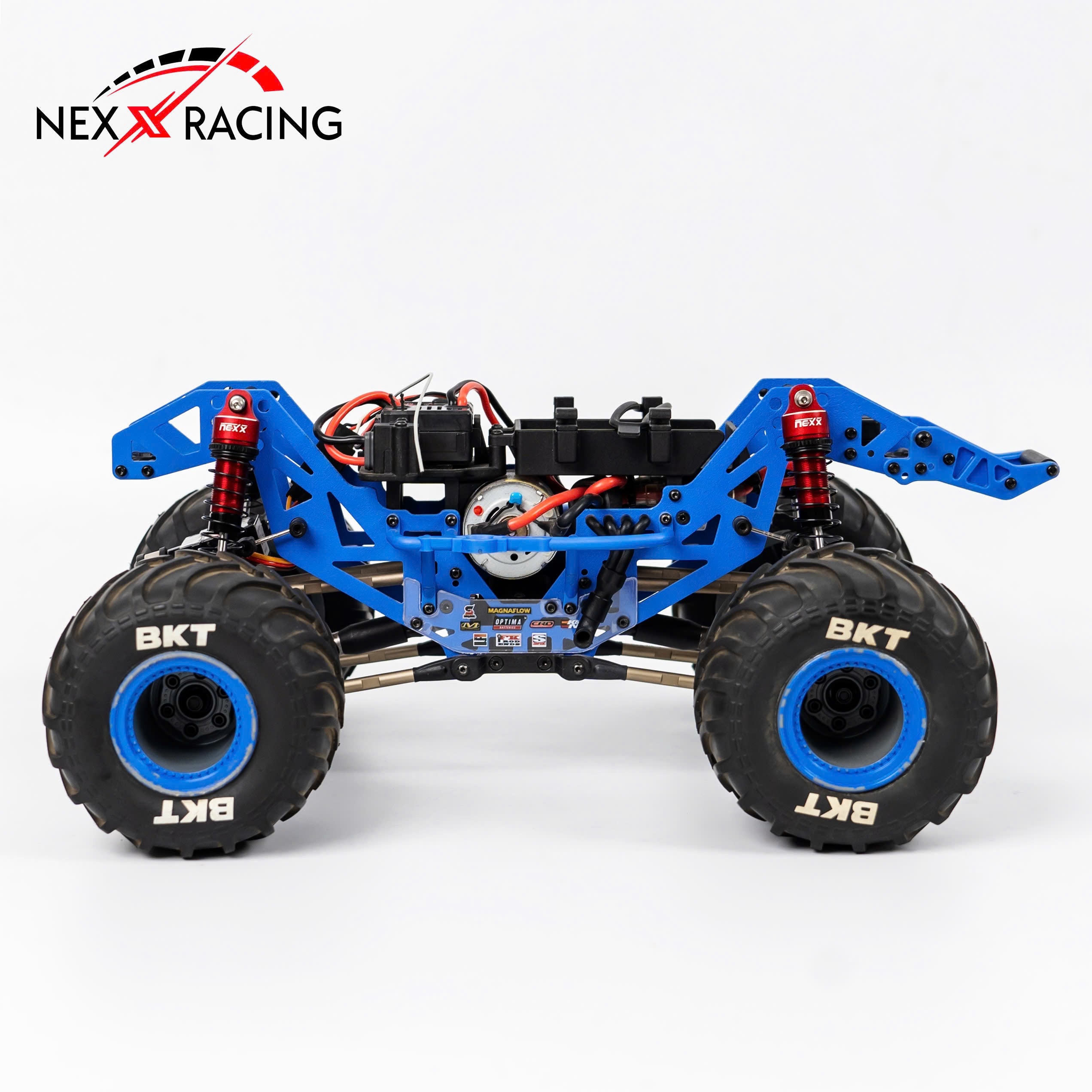 Nexx Racing 65mm Oil Shocks (4pcs) for 1/18 Mini LMT - Blue