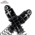 Nexx Racing 59mm Long Oil Shocks (4pcs) for 1/18 RC Crawler Redcat Ascent18 - BLACK