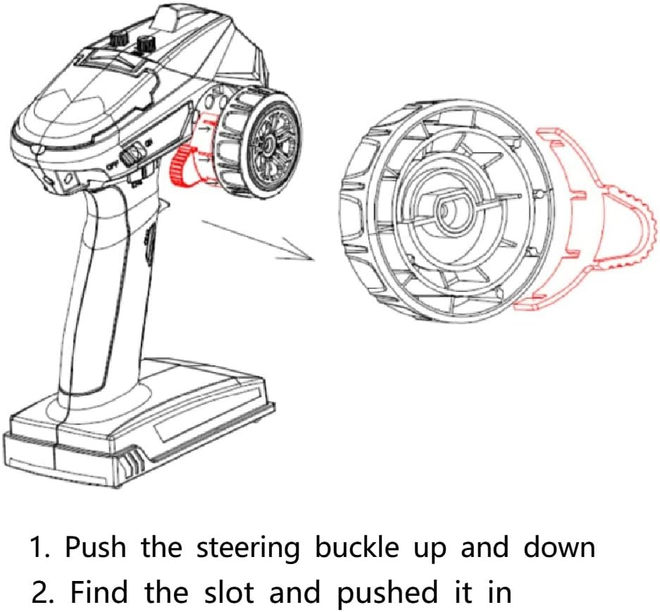 DUMBORC X6 6 Channel Surface Radio with Receiver P6FG Built-in Gyro