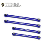 TREAL TRX-4M Lower Links Set (4pcs) Aluminum 7075 Lower Chassis 4-Links Upgrades 1/18 Scale - HeliDirect