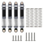 INJORA 59mm Long Threaded Oil Filled Shocks for 1/18 TRX4M (4pcs) - GREY - HeliDirect