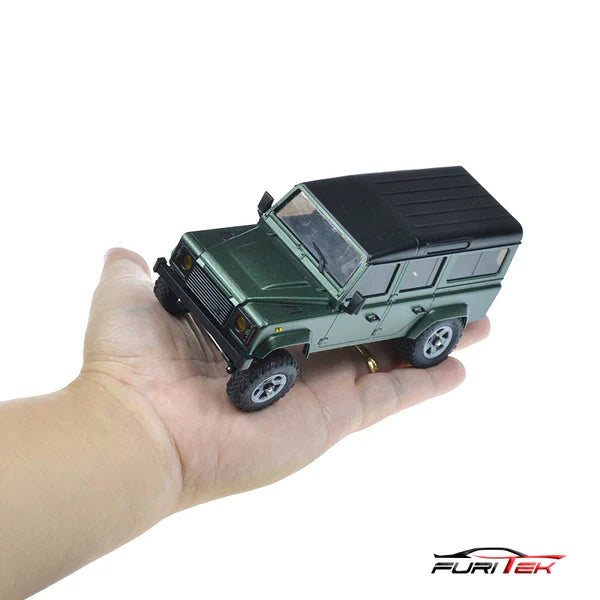 FURITEK FX132 TRAIL RAIDER 1/32 BRUSHLESS RTR RC CRAWLER KIT (GREEN) - HeliDirect