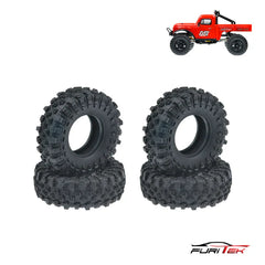 FURITEK MUDDER 60MM TIRES EXTRA SOFT STICKY SET FOR 1.2INCH WHEEL (FX118) - HeliDirect