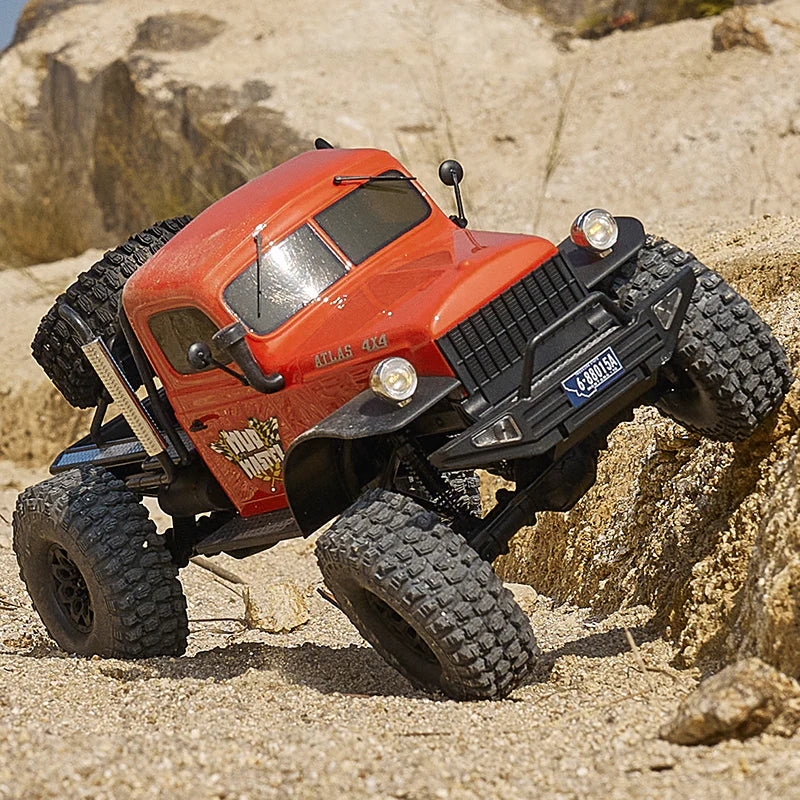 FMS ROCHOBBY 1:10 Atlas 4x4 Off-Road Truck RS - RED - HeliDirect