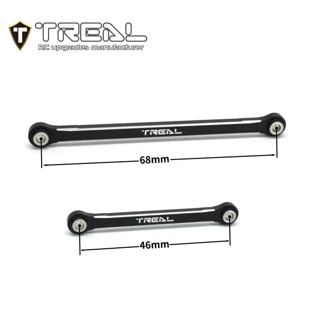 TREAL TRX-4M Upper Links Set (4pcs) Aluminum 7075 Upper Chassis 4-Links Upgrades 1/18 Scale - HeliDirect