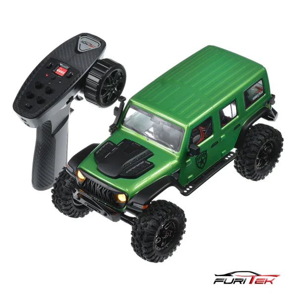 FURITEK FX118 KATANA RTR BRUSHLESS 1/18 RC CRAWLER KIT (GREEN) - HeliDirect