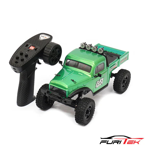 FURITEK FX118 FURY WAGON RTR BRUSHLESS 1/18 RC CRAWLER KIT (GREEN) - HeliDirect