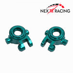 Nexx Racing Front Steering Knuckle for Traxxas 1/10 Jato - Red Turquoise