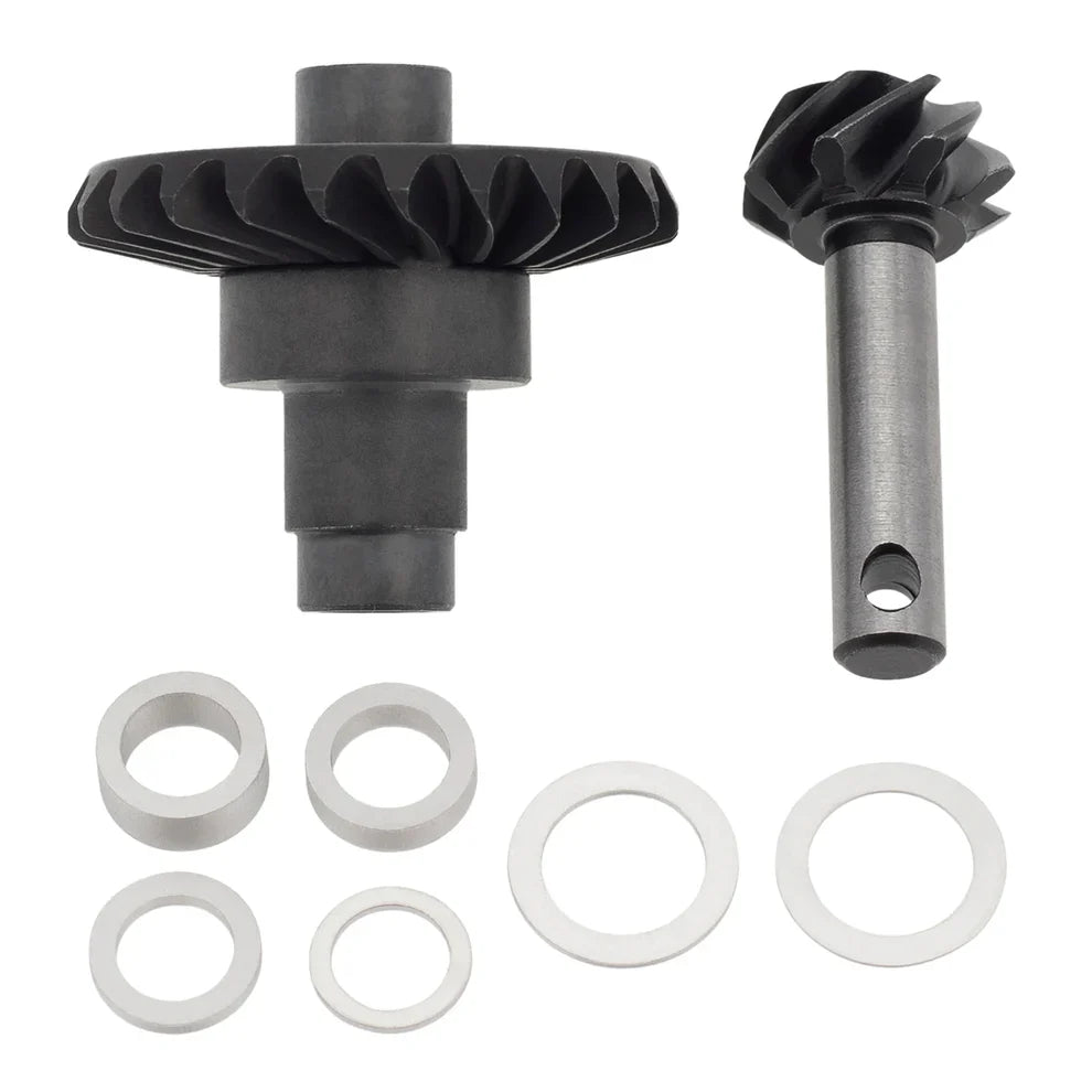 MEUS Racing Overdrive Underdrive Steel Helical Diff Axle Gears For 1/10 SCX10 II SCX10 III SCX10 Pro AR44, AR45 Axles
