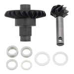 MEUS Racing Overdrive Underdrive Steel Helical Diff Axle Gears For 1/10 SCX10 II SCX10 III SCX10 Pro AR44, AR45 Axles
