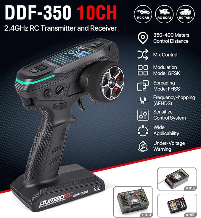 DUMBORC DDF-350 Surface Radio W/ X10F Receiver