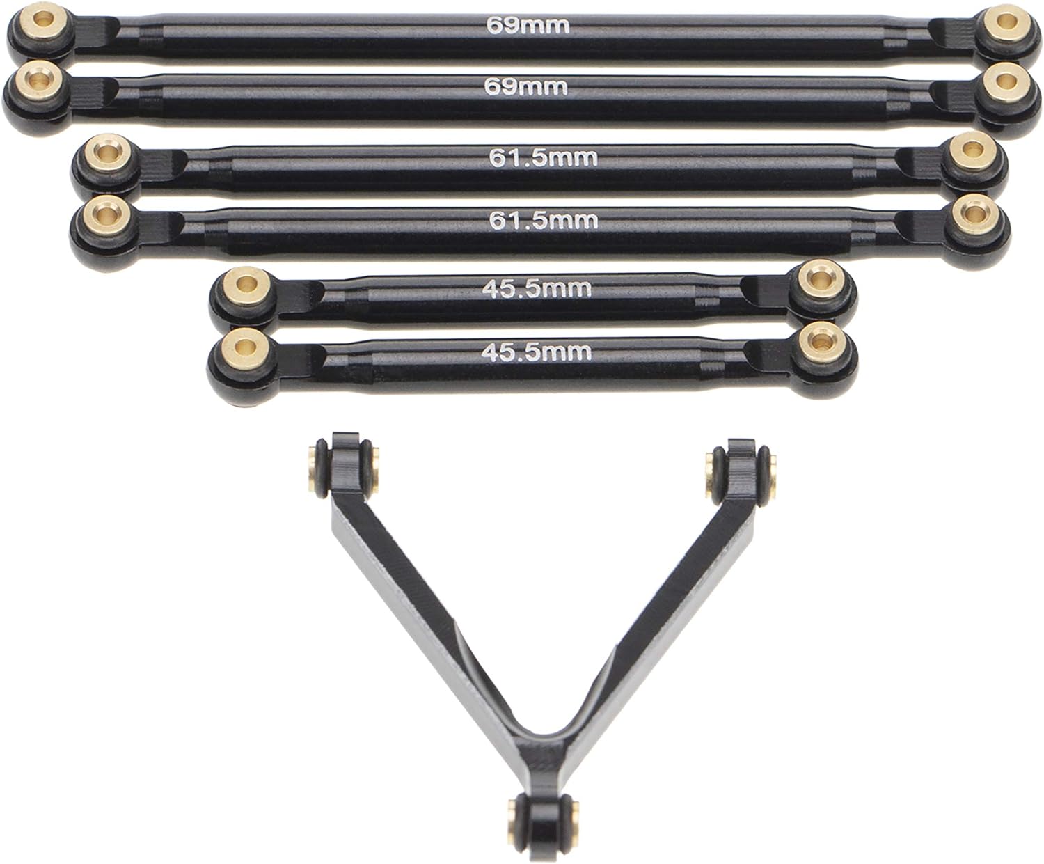 Treehobby Aluminum Alloy Tie Rod Link Kit For Axial SCX24 1/24 RC Crawler (AXI90081) - Upgrade Suspension Links
