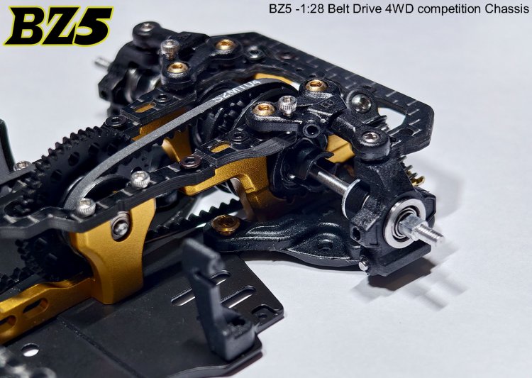 Atomic BZ5 Belt Drive 4WD Chassis Kit (No electronics)