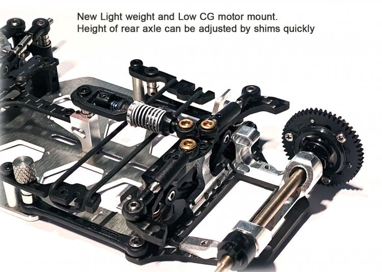Atomic MRV 1:28 V-Link RWD Racing Chassis Kit (No Electronic)