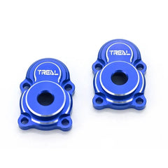 Treal Alu 7075 Outer Portal Covers Outer Drive Housings For 1/24 FMS FCX24 Upgrades (Blue) - HeliDirect