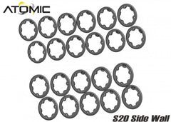 Atomic Side Wall Combo w/ Screw Set (11pairs: 21.8 to 23.8mm) - HeliDirect