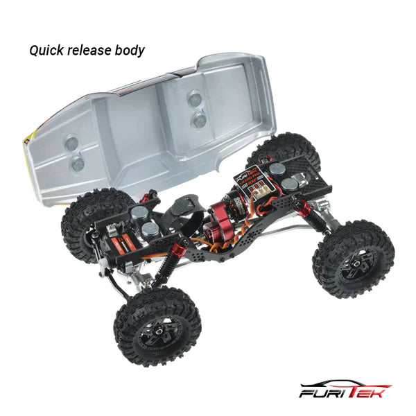 CAYMAN PRO V2 4X4 1/18 PREMIUM RC CRAWLER W/ TX/RX BLACK WITH FLAMES VERSION - HeliDirect