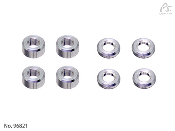 DriftART M2 Aluminum Spacer Set – 2 mm(4pcs), 1mm(4pcs) For DA4