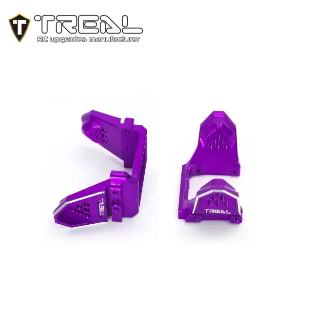 TREAL Aluminum 7075 Front & Rear Shock Mounts for TRX-4M 1/18 Upgrades Parts - HeliDirect