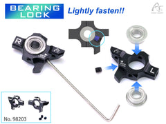 DriftART CNC Alloy Steering Knuckle with Bearing Lock For DA4/DA3