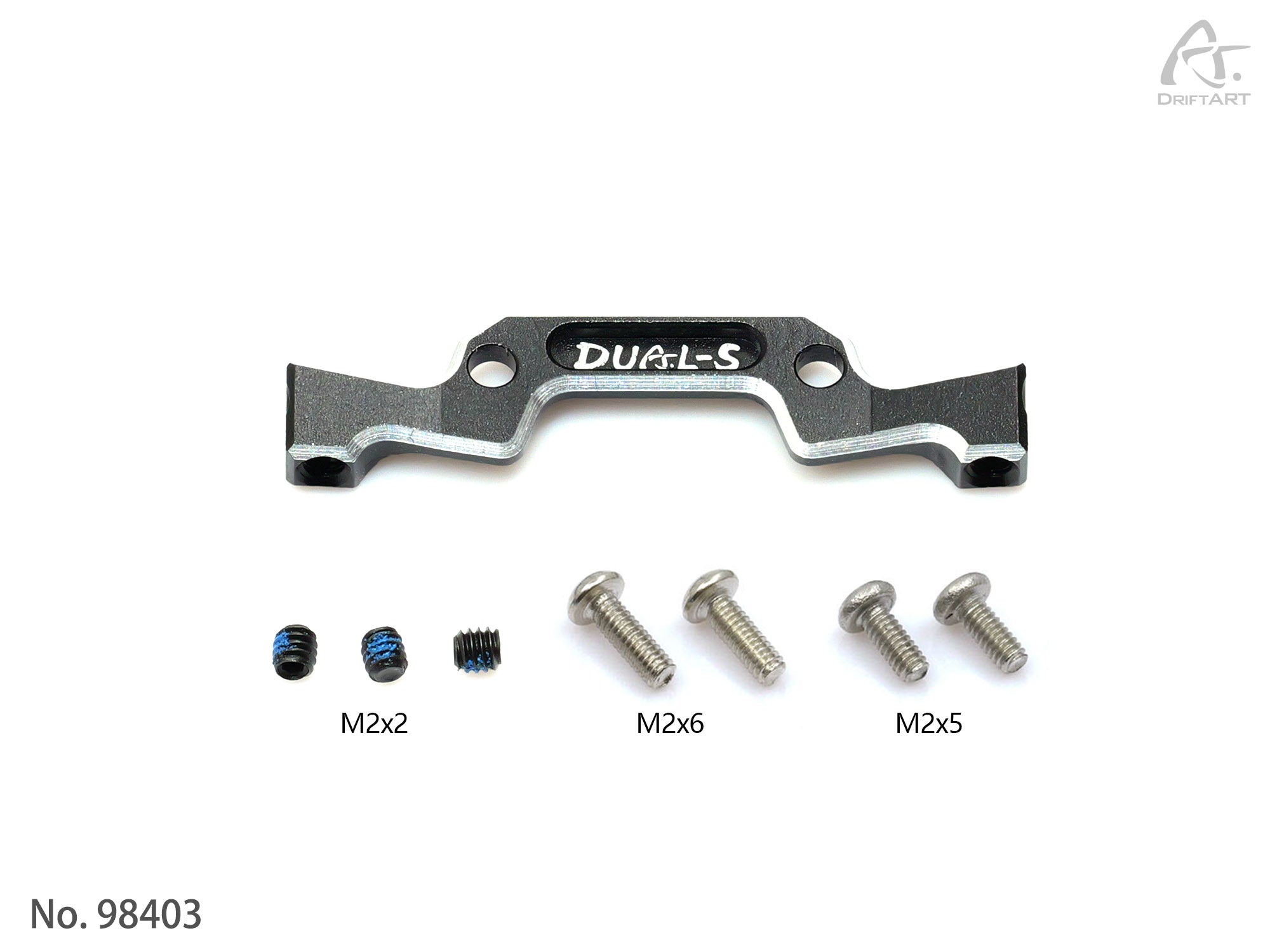 DriftART Dual Rate Suspension CNC-Alloy Rear Shock Tower For DA4