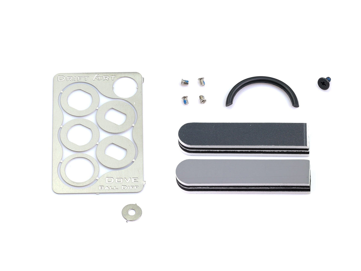 DriftART Super Dove Ball Diff Rebuild Set B (Parts Only) For DA4/DA3