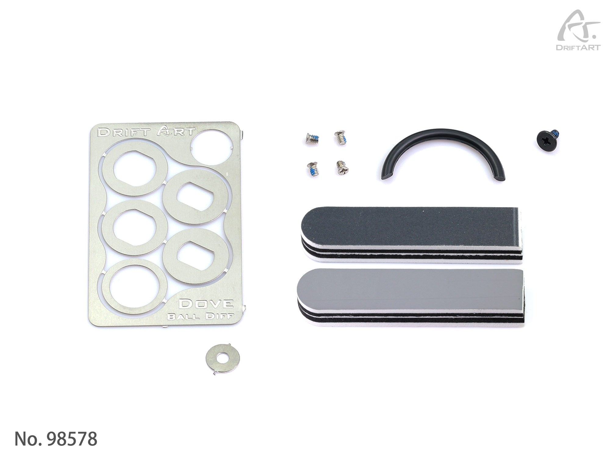 DriftART Super Dove Ball Diff Rebuild Set B (Parts Only) For DA4/DA3