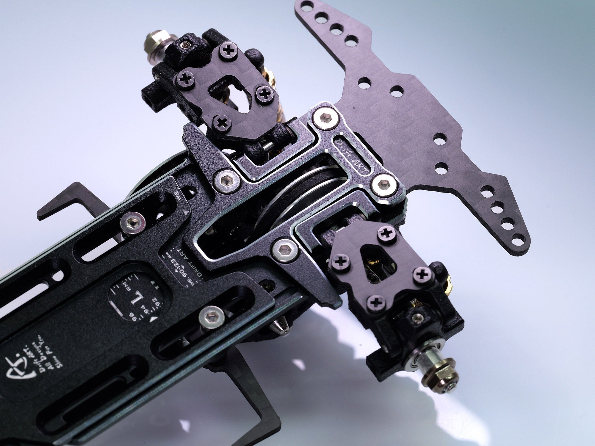 DriftART4 Factory Assembled Chassis + CNC Alloy Steering Knuckle & Rear Hub