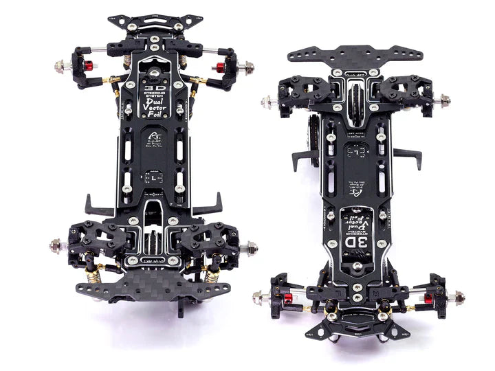 DriftART4 Factory Assembled Chassis Mini RWD Drift Chassis Compatible with 1-24 And 1-28