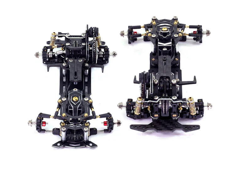 DriftART4 Factory Assembled Chassis Mini RWD Drift Chassis Compatible with 1-24 And 1-28