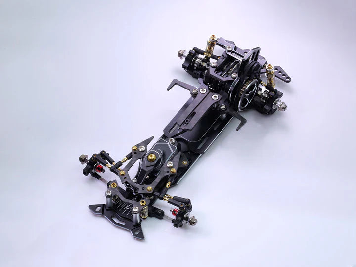 DriftART4 Factory Assembled Chassis Mini RWD Drift Chassis Compatible with 1-24 And 1-28