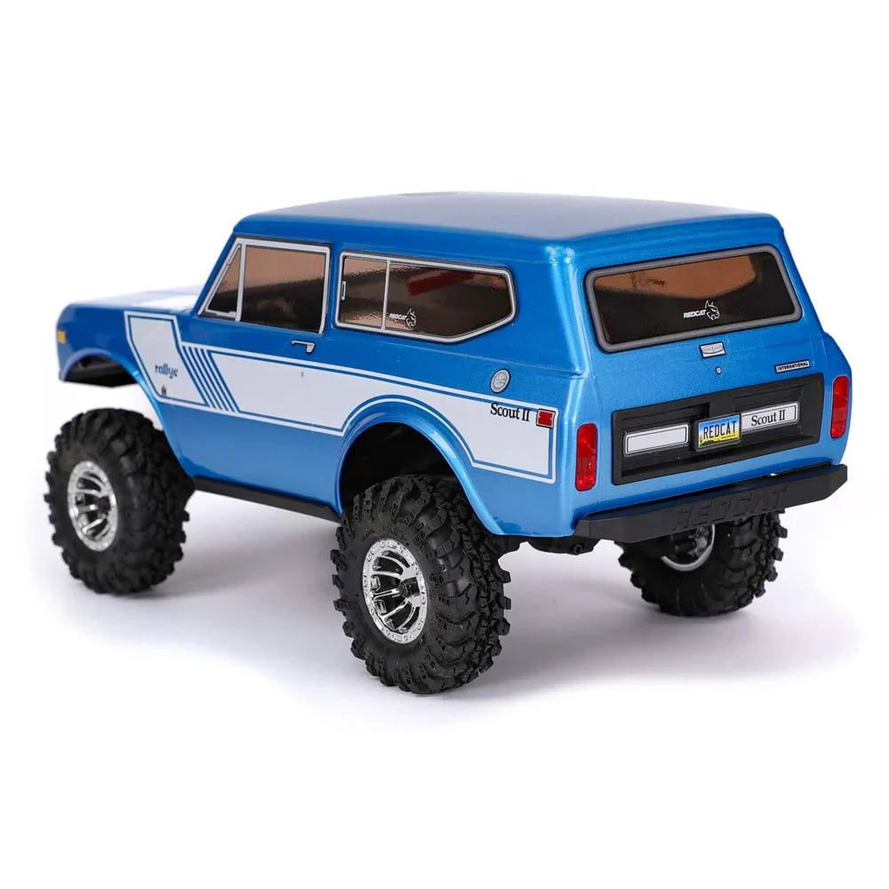 Redcat Ascent-18 International Scout II - 1/18 Scale Brushed Electric Rock Crawler - Blue