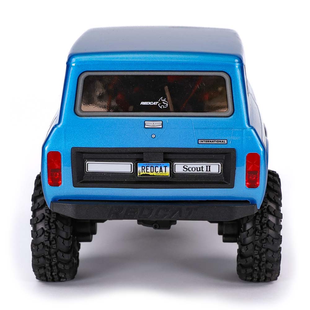 Redcat Ascent-18 International Scout II - 1/18 Scale Brushed Electric Rock Crawler - Blue