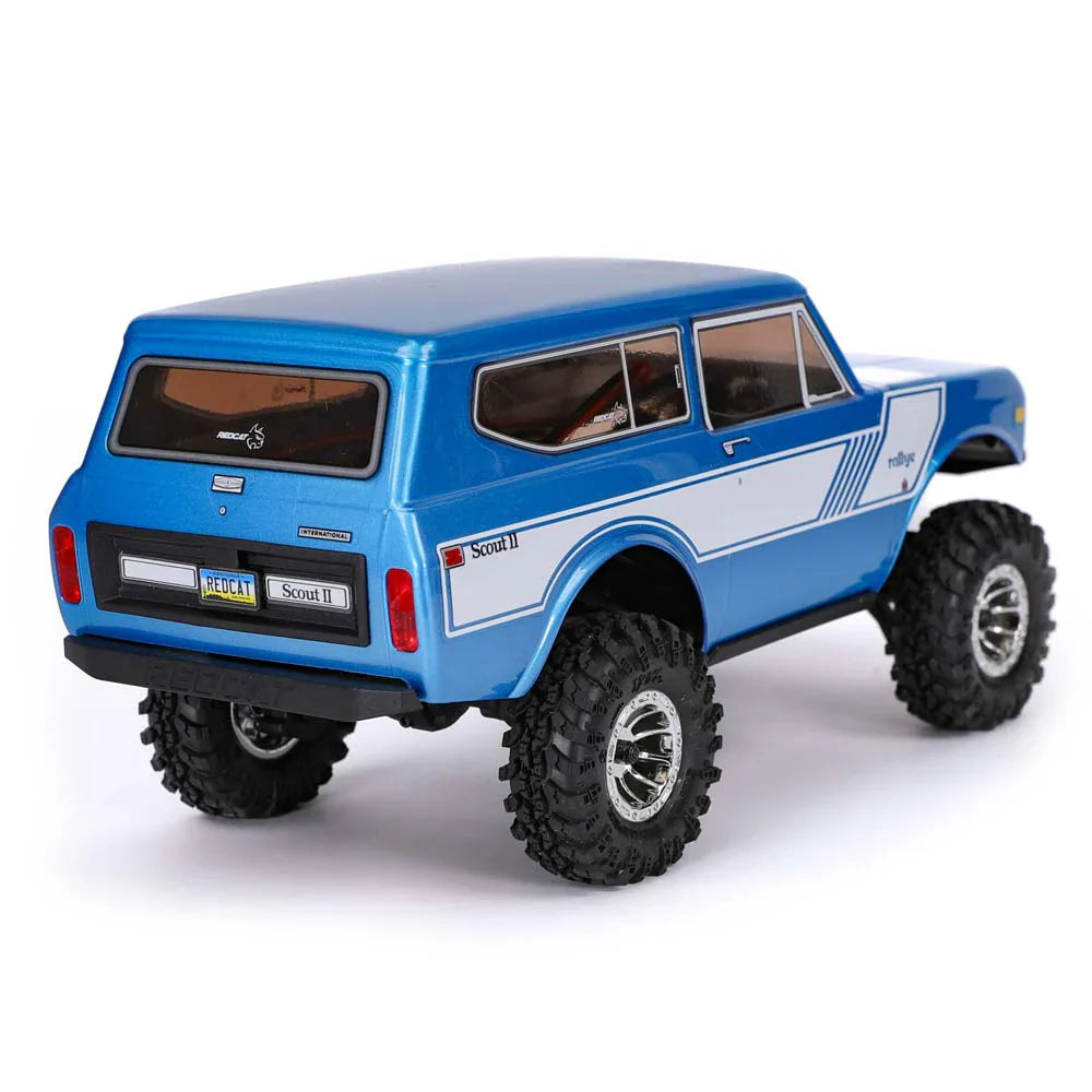Redcat Ascent-18 International Scout II - 1/18 Scale Brushed Electric Rock Crawler - Blue