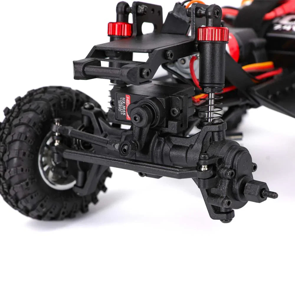 Redcat Ascent-18 International Scout II - 1/18 Scale Brushed Electric Rock Crawler - Blue