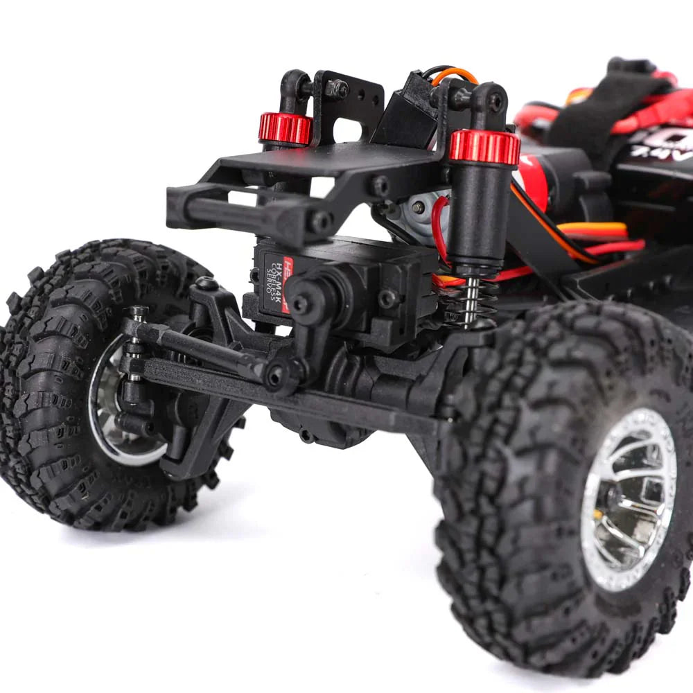 Redcat Ascent-18 International Scout II - 1/18 Scale Brushed Electric Rock Crawler - Blue