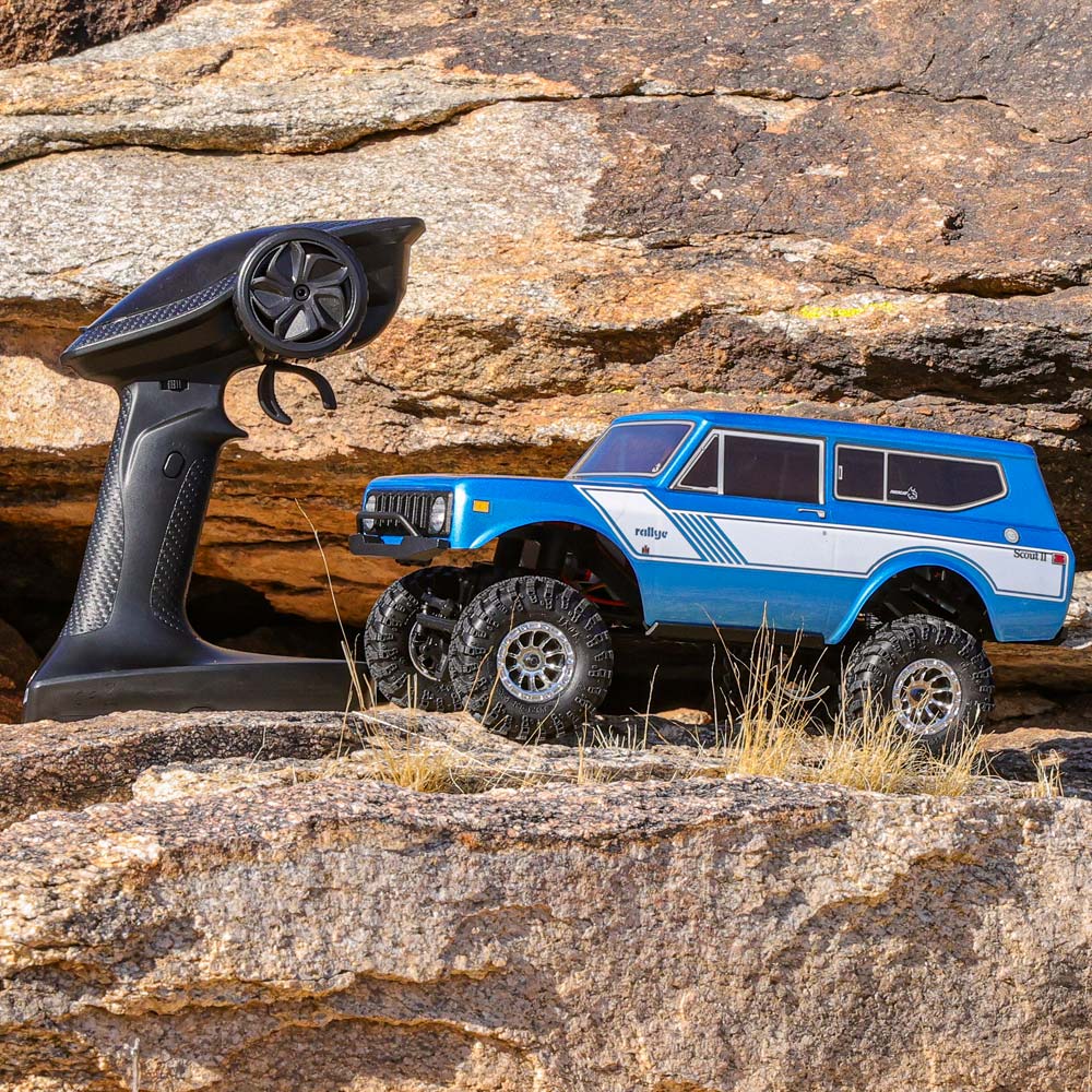 Redcat Ascent-18 International Scout II - 1/18 Scale Brushed Electric Rock Crawler - Blue