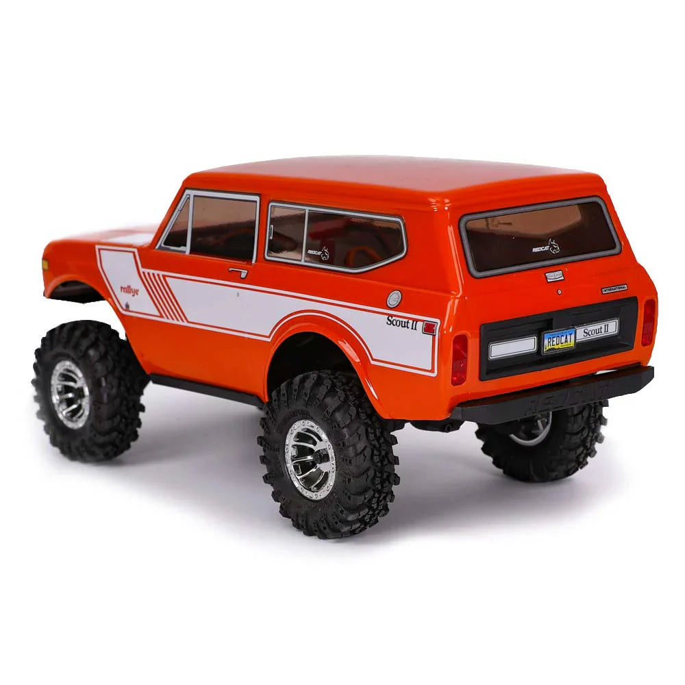 Redcat Ascent-18 International Scout II - 1/18 Scale Brushed Electric Rock Crawler - Orange