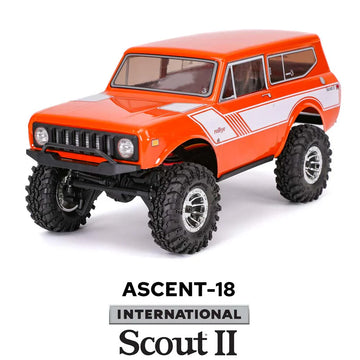 Redcat Ascent-18 International Scout II - 1/18 Scale Brushed Electric Rock Crawler - Orange