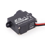AGFRC A06CLS V2 Aluminum Case 20T High Precision 3KG 0.052Sec MG 7g Micro Digital Servo for Mini Size Airplane Car - BLACK - HeliDirect