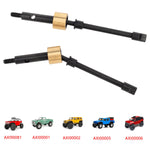 MEUS Racing  2pcs #45 Steel Front CVD Drive Shaft Axle for Axial 1/24 SCX24 Crawlers Upgraded Part - HeliDirect