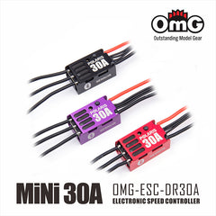 OMG POLARIS DR-30A Sensored Brushless ESC with Build-in (Violet)