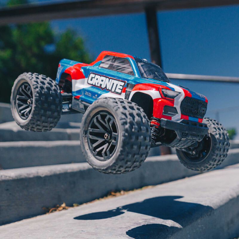 ARRMA 1/18 GRANITE GROM MEGA 380 Brushed 4X4 Monster Truck RTR with Battery & Charger - BLUE